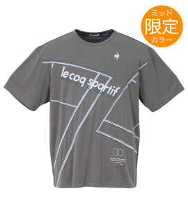 LE COQ SPORTIF 杢スムースグラフィックプラクティス半袖Tシャツ